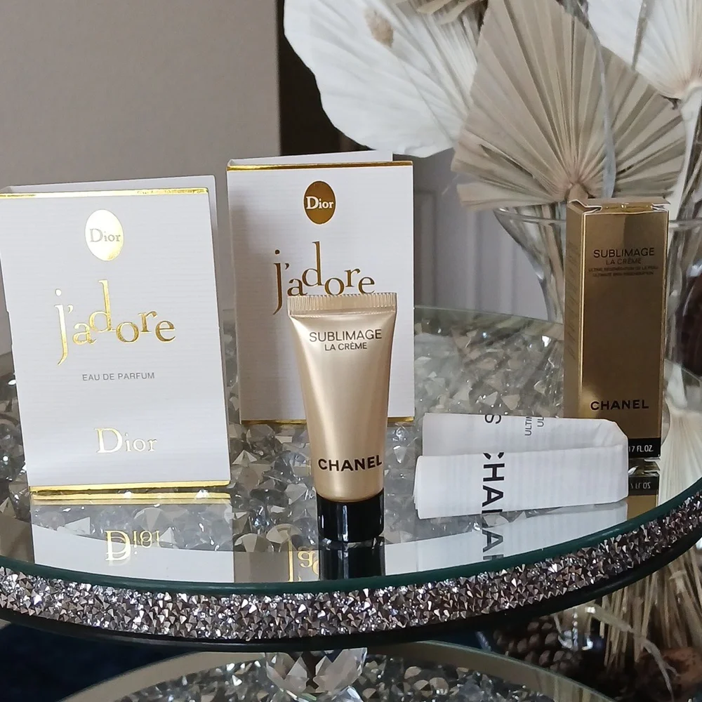 New 2 Dior J'adore Eau de Parfum and 1 Chanel Sublimage cream - Picture 12 of 17